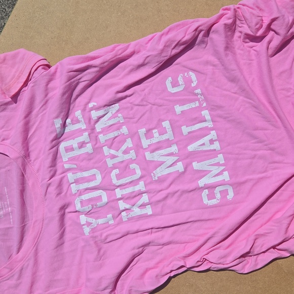 Maternity Shirt "You're Kickin' Me Smalls" - Picture 1 of 5